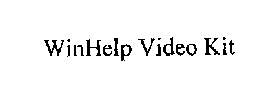 WINHELP VIDEO KIT