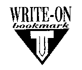 WRITE-ON BOOKMARK