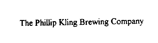 THE PHILLIP KLING BREWING COMPANY