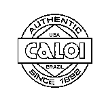 CALOI AUTHENTIC SINCE 1898 USA BRAZIL