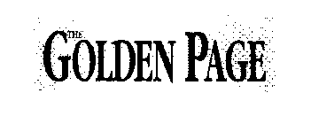 THE GOLDEN PAGE