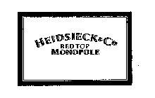 HEIDSIECK & CO RED TOP MONOPOLE