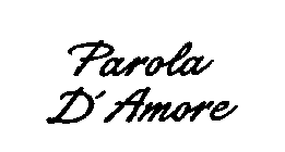PAROLA D'AMORE