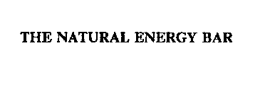 THE NATURAL ENERGY BAR