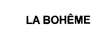 LA BOHEME