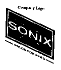 COMPANY LOGO SONIX INCORPORATED