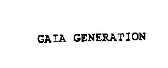 GAIA GENERATION