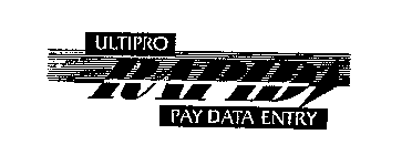 ULTIPRO RAPID PAY DATA ENTRY