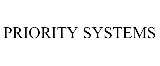 PRIORITY SYSTEMS