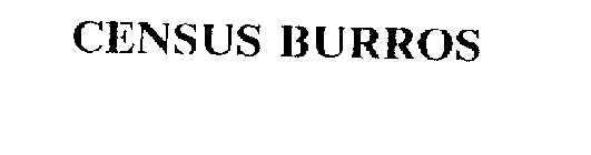 CENSUS BURROS