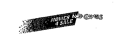 MOVIES AND GAMES 4 SALE