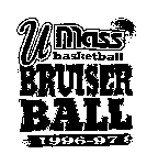 UMASS BASKETBALL BRUISER BALL 1996-97