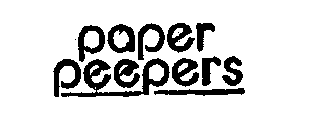 PAPER PEEPERS