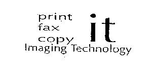 PRINT FAX COPY IT IMAGING TECHNOLOGY