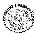 ORIGINAL LOGGERSTAPE MADE BY SPENCER PRODUCTS CO. SEATTLE, WA.