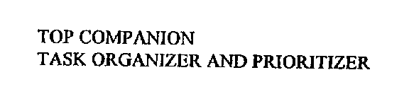 TOP COMPANION TASK ORGANIZER AND PRIORITIZER