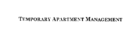 TEMPORARY APARTMENT MANAGEMENT