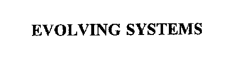 EVOLVING SYSTEMS