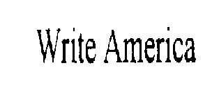 WRITE AMERICA