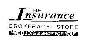 THE INSURANCE BROKERAGE STORE 