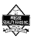 PRECISE QUALITY FEEDS INC. COMPLETE LINE OF QUALITY FEEDS BRINGING BACK NUTRITIONAL VALUE SATISFATION GUARANTEED