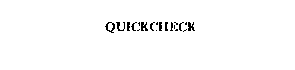 QUICKCHECK