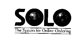 SOLO THE SYSTEM FOR ONLINE ORDERING