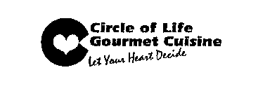 CIRCLE OF LIFE GOURMET CUISINE LET YOUR HEART DECIDE