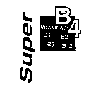 SUPER B4 VITAMINAS: B1 B2 B6 B12