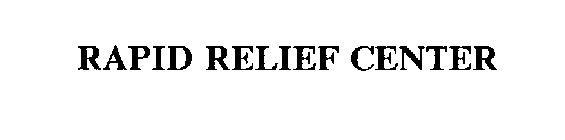 RAPID RELIEF CENTER