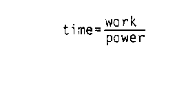 TIME=WORK POWER
