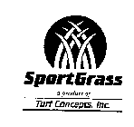 SPORTGRASS A PRODUCT OF TURF CONCEPTS, INC.