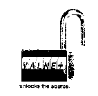 VALNE+ UNLOCKS THE SOURCE.