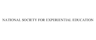 NATIONAL SOCIETY FOR EXPERIENTIAL EDUCATION