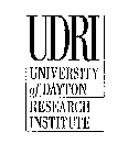 UDRI UNIVERSITY OF DAYTON RESEARCH INSTITUTE