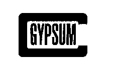 C GYPSUM