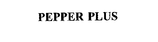 PEPPER PLUS