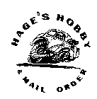 HAGE'S HOBBY & MAIL ORDER