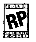 RP RATING PENDING CONTENT RATED BY ESRB