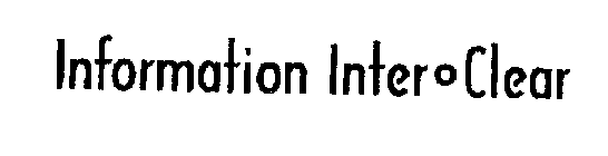 INFORMATION INTER-CLEAR