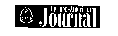 GERMAN-AMERICAN JOURNAL DANK