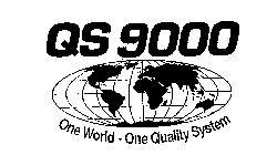 QS 9000 ONE WORLD - ONE QUALITY SYSTEM