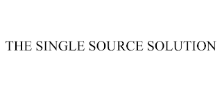 THE SINGLE SOURCE SOLUTION