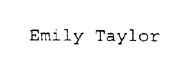 EMILY TAYLOR