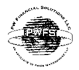 PW FINANCIAL SOLUTIONS LLC PWFS AN AFFILIATE OF PRICE WATERHOUSE LLP