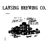 LANSING BREWING CO. THE HOME OF AMBER GREAM BEER