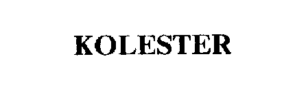 KOLESTER