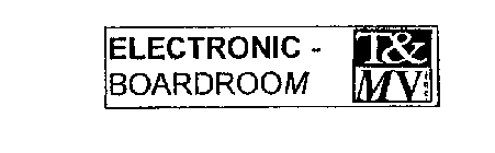 ELECTRONIC - BOARDROOM T&MV INC.