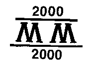 2000 M M 2000