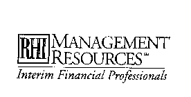RHI MANAGEMENT RESOURCES INTERIM FINANCIAL PROFESSIONALS